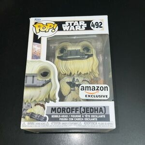 Star Wars Funko Pop Moroff (Jedha) Bobblehead #492 New in box amazon exclusive